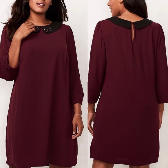 Lauren Conrad Embellished Peter Pan Collar Dress - Picture 1 of 13